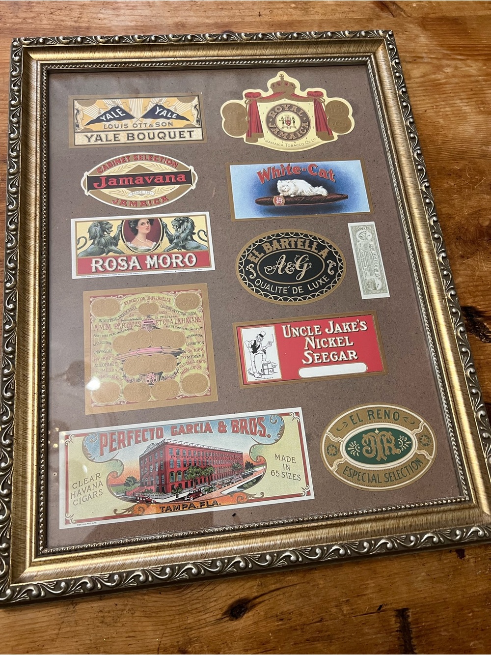 Vintage custom Framed Cigar Box Labels
Collection 11 Labels